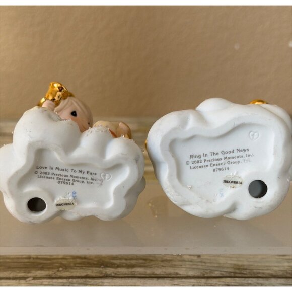 Precious Moments Heavenly Daze Angel Bell 3-Piece Set "Good Note" 879614 No Box - Picture 15 of 16